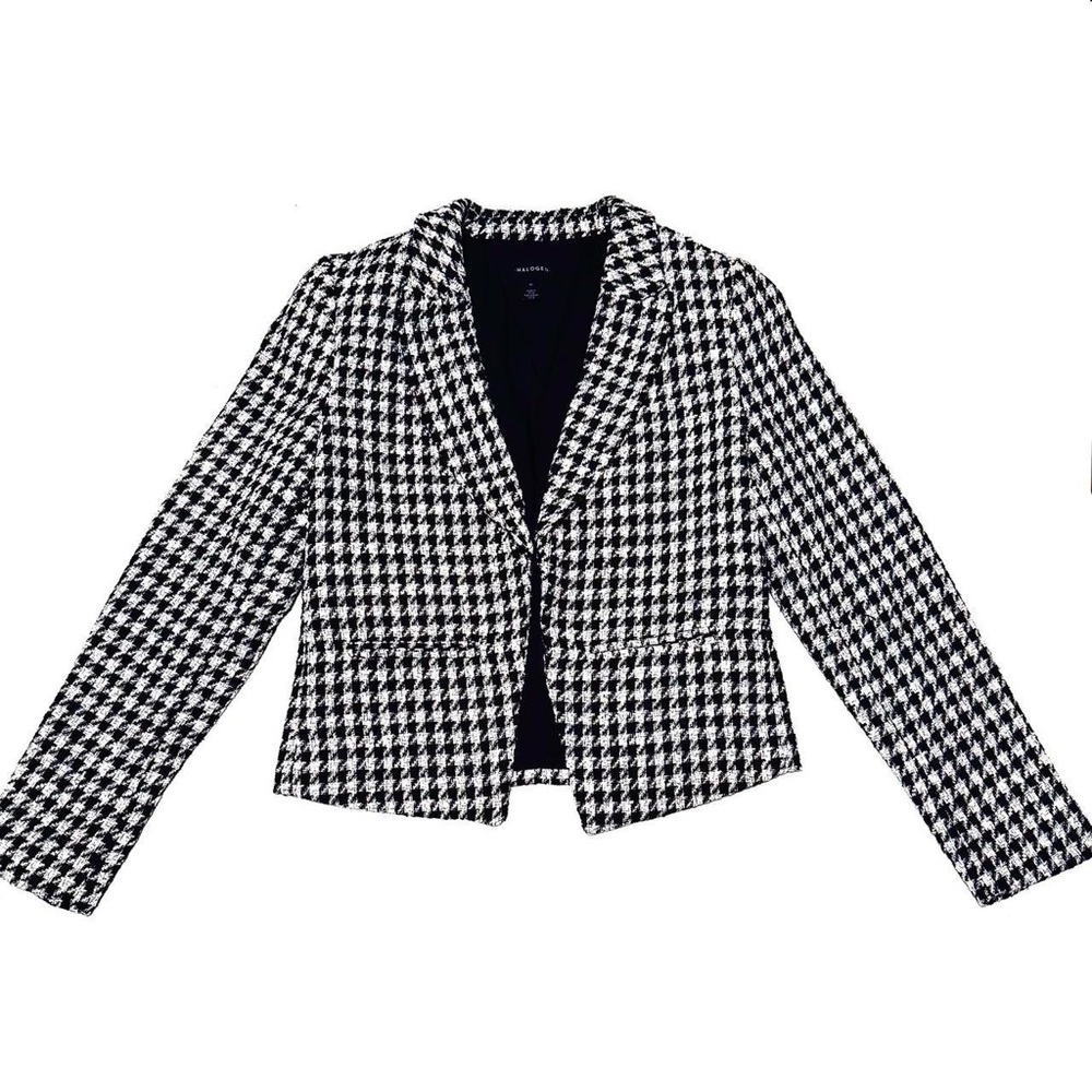 Black and white houndstooth blazer by Halogen